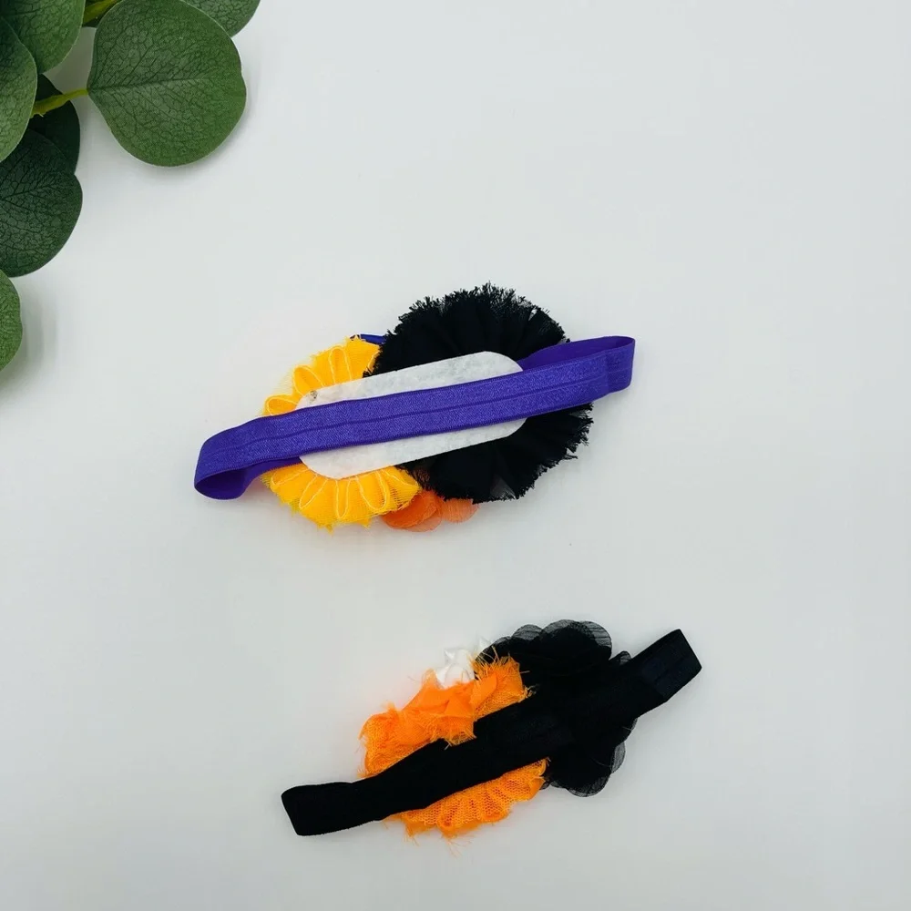 NEW LAKER COLOR BABY GIRL TODDLER FLOWER HEADBAND